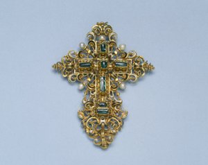 Hanger van een kruis, 1550-1600 door Spanish School