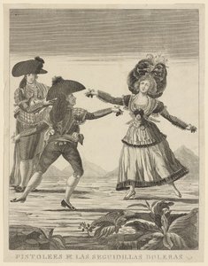 Pistolees e las sequidillas boleras, ca. 1790-99
