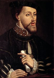 Portret van Karel V, keizer van Duitsland door Spanish School