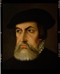 Portret van Hernan Cortes (1485-1547)
