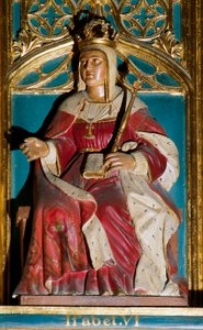 Portret van Isabella I, genaamd de Katholieke (1451-1504) door Spanish School