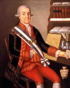 Portret van Matias Galvez (1717-84) door Spanish School