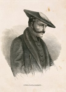 Portret van Tomas Zumalacarregui, figuur uit de Spaanse Onafhankelijkheidsoorlog en Eerste Carlistenoorlog (gravure) door Spanish School