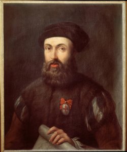 Portret van de Portugese navigator en ontdekkingsreiziger Fernand Magellan