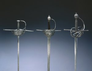 Rapiers, ca. 1650 door Spanish School
