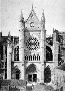 Restauratie van de kathedraal van Leon, Spanje door Spanish School