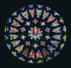 Zuid roosvenster, ca. 1280