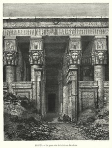 Tempel van Hathor, Dendera, Egypte door Spanish School