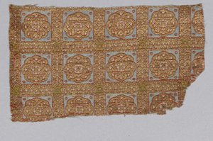 Textielfragment van de dalmatiek van San Valerius