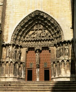 De Portada del Sarmental, zuidelijke transept, c.1235