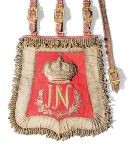 De sabretache van Joseph-Napoleon Bonaparte, koning van Spanje, voor 1813 door Spanish School