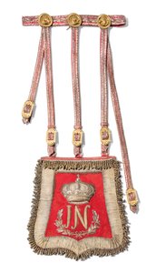 De sabretache van Joseph-Napoleon Bonaparte, koning van Spanje, voor 1813 door Spanish School