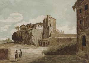 De Tarpeïsche Rots, Rome door Spanish School