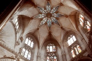 Het plafond van de Capilla del Condestable, eind 15e eeuw door Spanish School