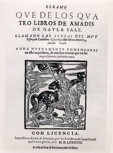 Titelpagina van Amadis de Gaula, 1588