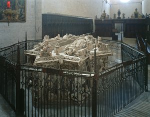 Graf van Juan II van Castilië (1405-54) en Isabel van Portugal door Spanish School