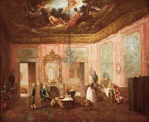Uitzicht vanuit het interieur van een kasteel in Valencia. Anoniem schilderij. 19e eeuw. Valencia. Museum voor Schone Kunsten San Pio V. door Spanish School