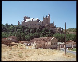 Uitzicht op het Alcazar