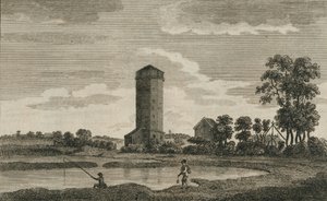 Een Oude Watertoren, in Hampshire, 1786 door Sparrow