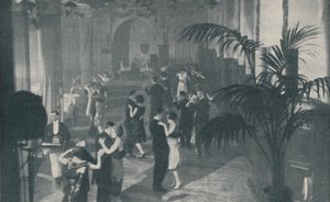 Dans, lied en diner in ondergrondse zalen van plezier, ca. 1935