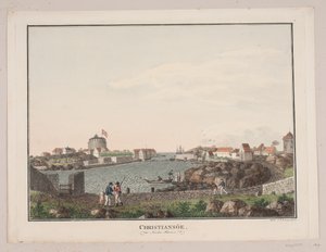 Christiansø. Noordhaven door Søren L. Lange