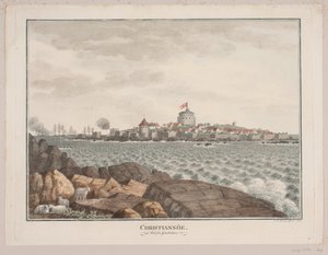 Christiansø. Gezien vanaf Græsholmen