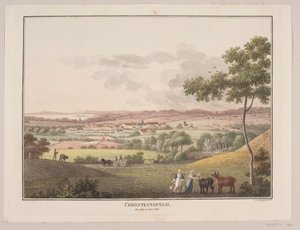 Christiansfeld, vanaf de westkant