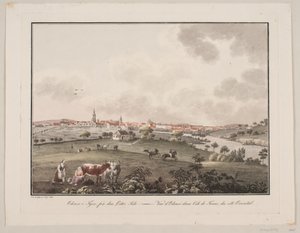 Odense op Funen, vanaf de oostkant