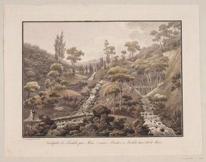 Waterval bij Liselund op Møn