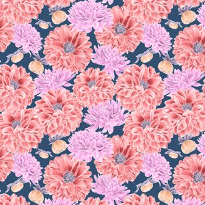 Dahlia held patroon kleurvariant 2