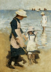 Kinderen op het Strand door Stanhope Alexander Forbes