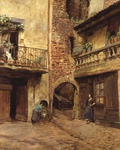 Het Balkon, Cahors door Stanhope Alexander Forbes