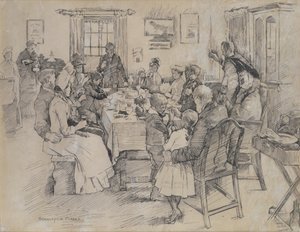 De gezondheid van de bruid door Stanhope Alexander Forbes