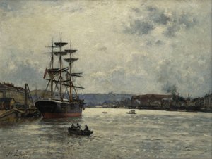 De haven van Caen