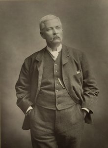Sir Henry Morton Stanley (1841-1904), ontdekkingsreiziger, portretfoto door Stanislaus Walery