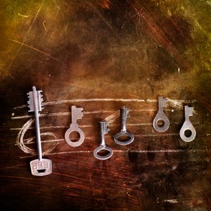 Vintage muziektoetsen door Stanislav Aristov