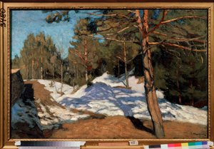 Lente. Schilderij van Stanislav Yulianovich Zhukovsky