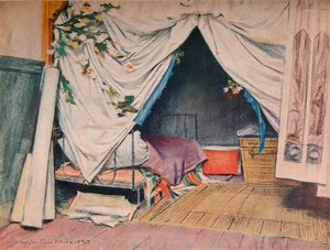 Het Parijse atelier van de kunstenaar, 1893