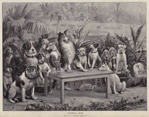 Politieke Honden (litho)