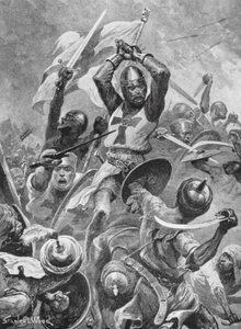 Kruisvaarders bestormen de stad Tyrus