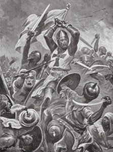 Kruisvaarders bestormen de stad Tyrus