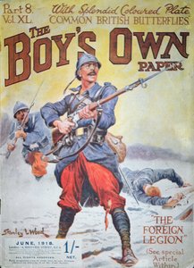 Franse Vreemdelingenlegioen in WOI, omslag van The Boy