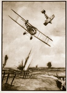 Loopgraaf Strafing, illustratie uit 