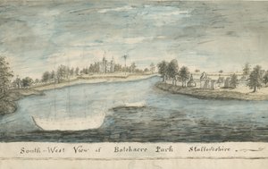 Batchacre Park: getinte tekening