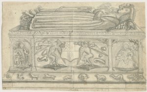 Clifton Campville Kerk - Vernon Monument door Stebbing Shaw
