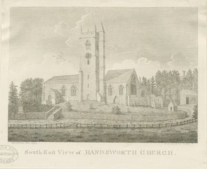 Handsworth Kerk (gravure)