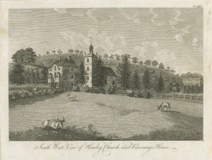 Himley Kerk en Pastorie (gravure)