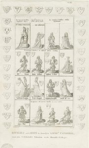 Lichfield Kathedraal - Beelden en Wapens