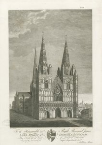 Lichfield Kathedraal - Westgevel