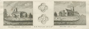 Mavesyn Ridware Kerk: gravure, 1781